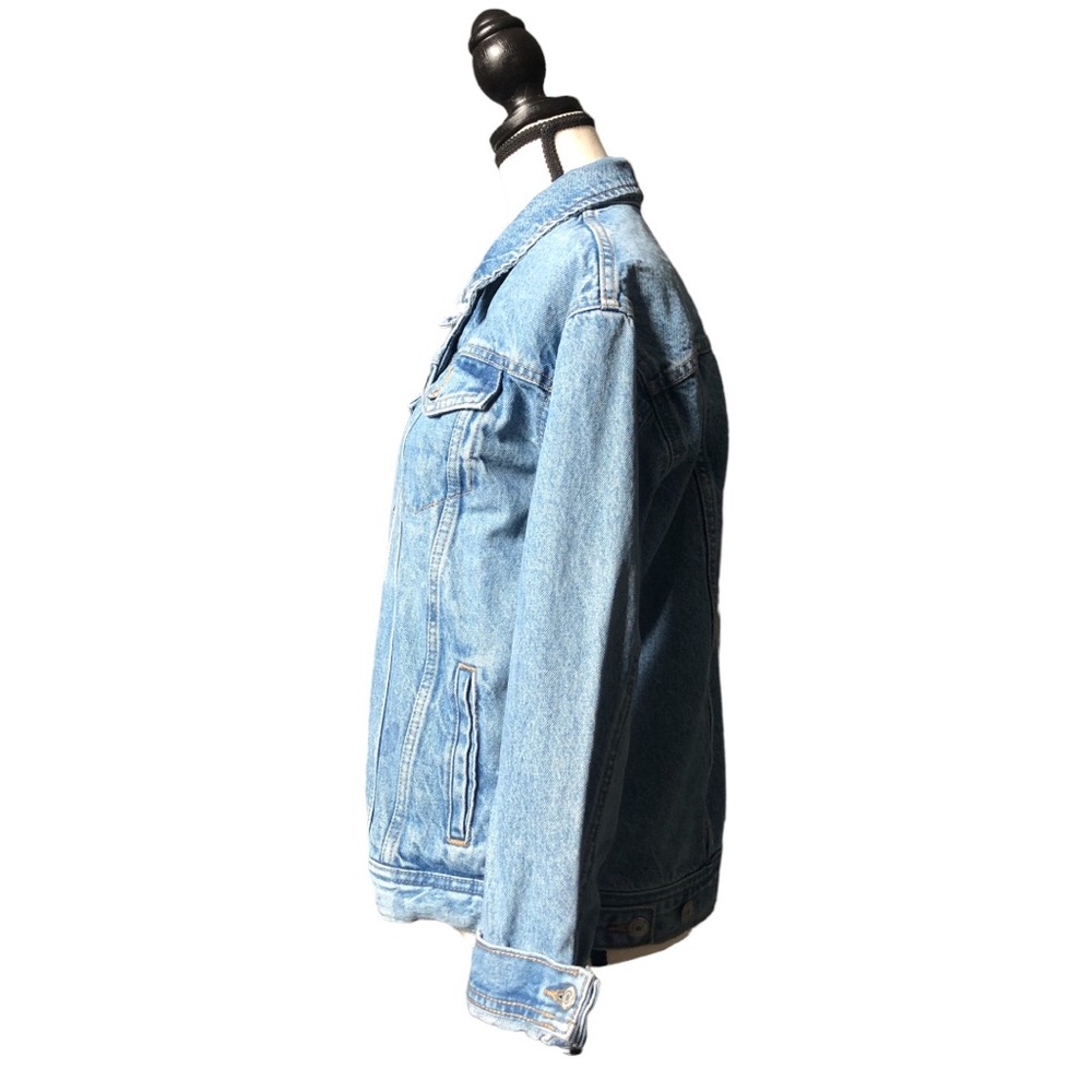 OLD NAVY Rainbow Denim Jacket Blue Womens - Picture 5 of 8